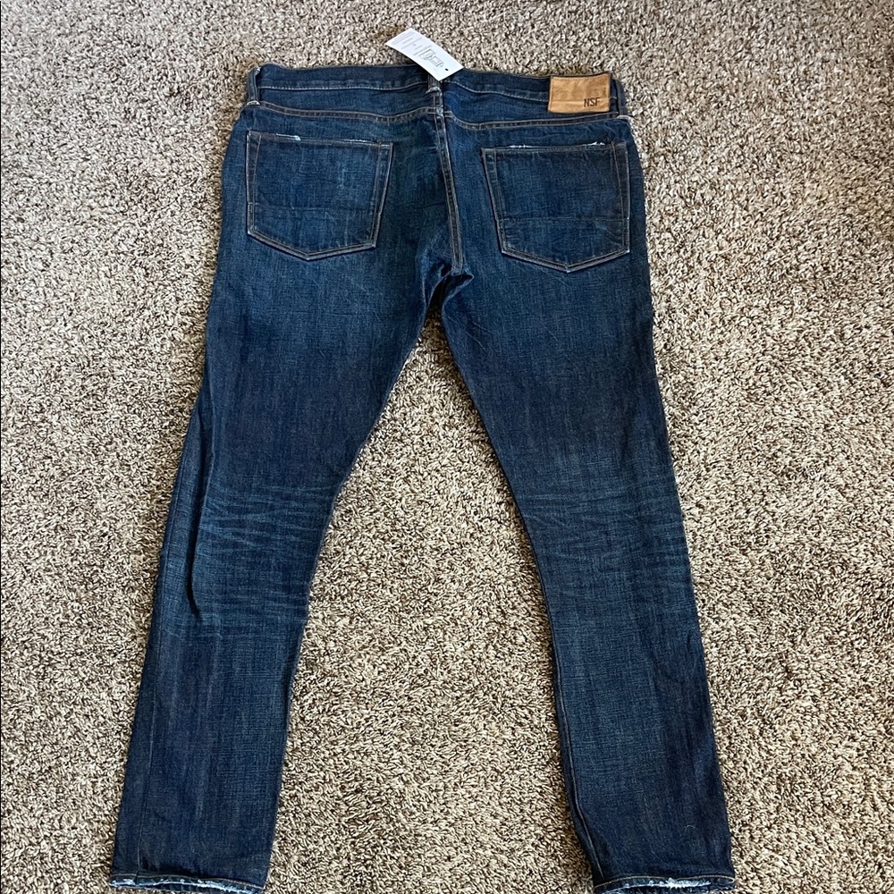 NSF Dark Blue Skinny Jeans for Men